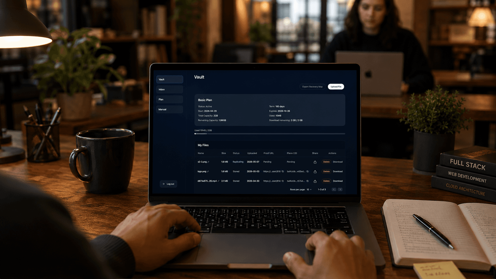 Qave upload progress state